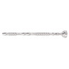 Kiotos Tige à urètre percée Shower Head 13cm - Diamètre 7mm